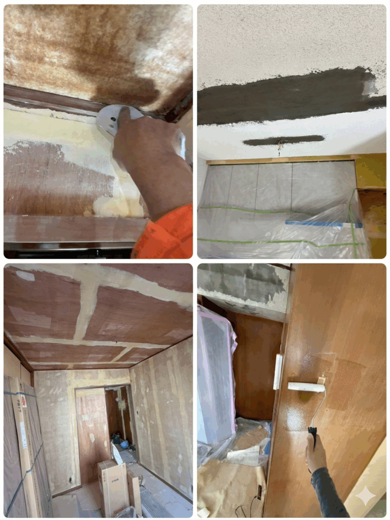 【名古屋市のマンションリフォーム】内装工事は下地処理が9割　｜リノベーション現場レポート